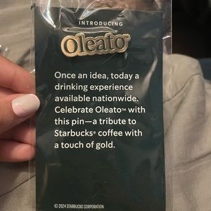 starbucks oleato pin